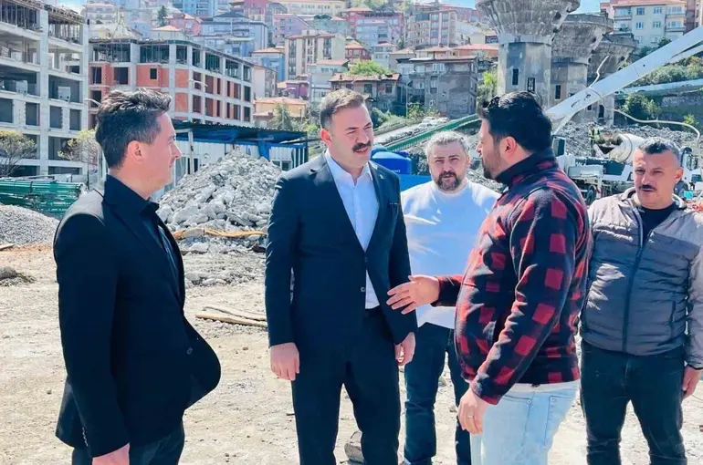 Lavuar Alanında çalışmalar başladı
