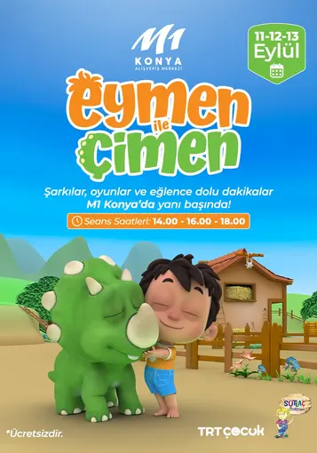 M1 Konya AVM, Eymen İle Çimen’i çocuklarla buluşturuyor
