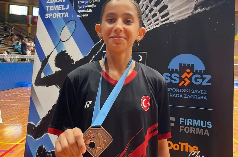 Manisalı Irmak, Hırvatistan’da kürsüye çıktı
