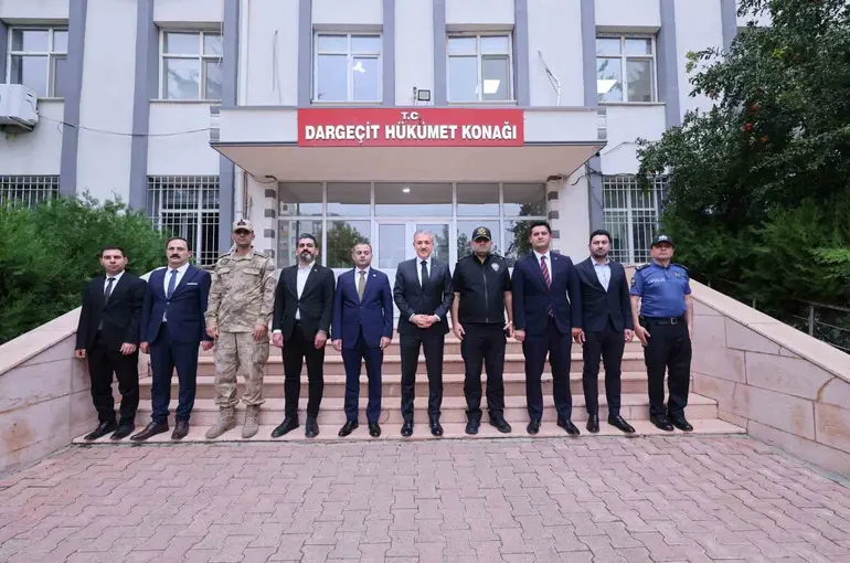 Mardin Valisi Akkoyun, Dargeçit ilçesinde incelemelerde bulundu
