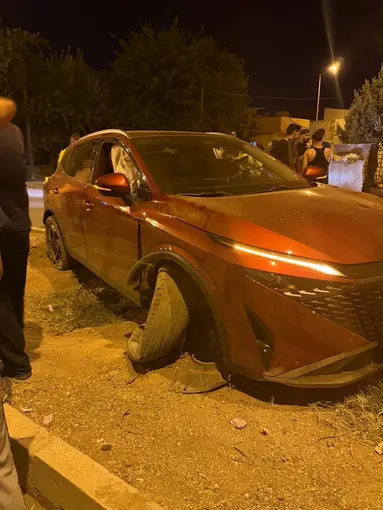 Mardin’de otomobil refüje çıktı: 1 yaralı
