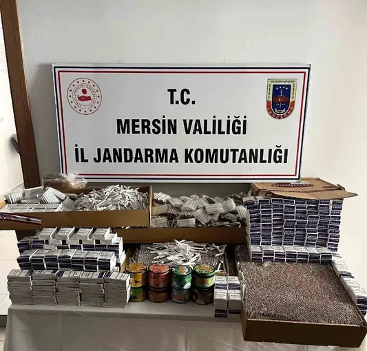 Mersin’de sigara kaçakçılığı operasyonu: 32 bin 120 makaron ele geçirildi
