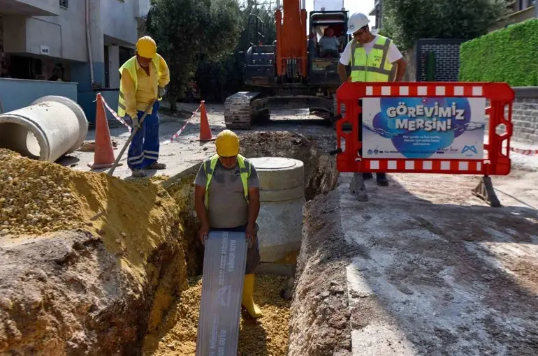 Mersin’de yağmur suyu altyapısı güçleniyor
