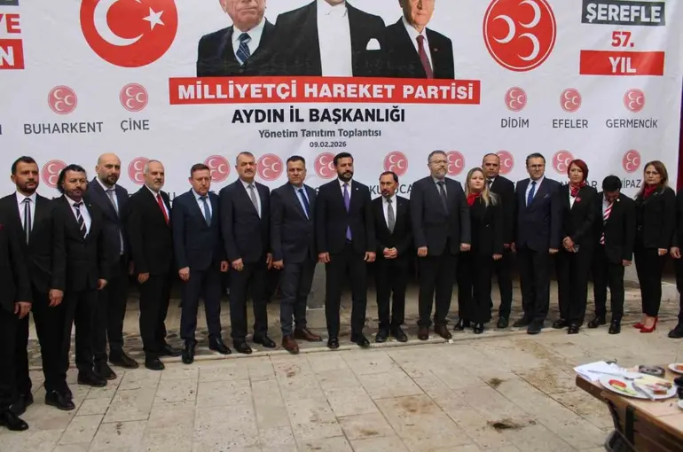 MHP Aydın’da yeni yönetim tanıtıldı
