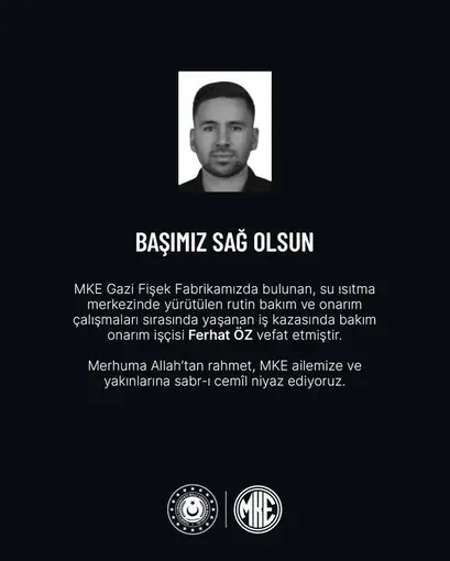 MKE fabrikasında iş kazası: 1 ölü, 1’i ağır 3 yaralı
