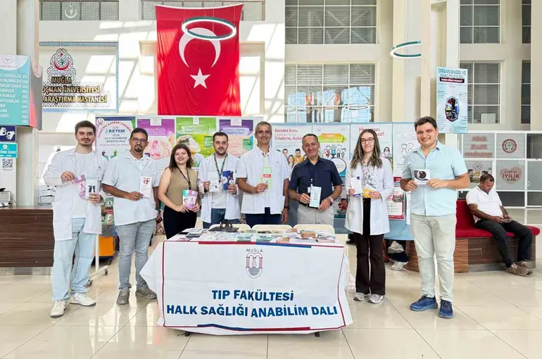 Muğla’da Halk Sağlığı Haftası kapsamında bilgilendirme standı kuruldu
