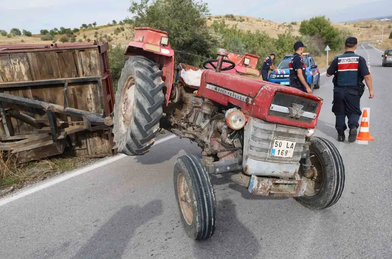 Nevşehir’de traktör kazası: 2’si çocuk, 3 yaralı
