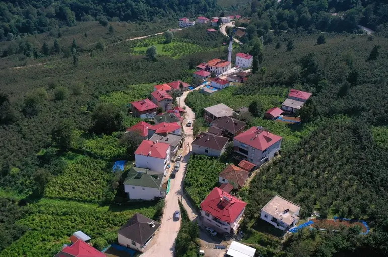 Ordu’da beton yol çalışmaları sürüyor
