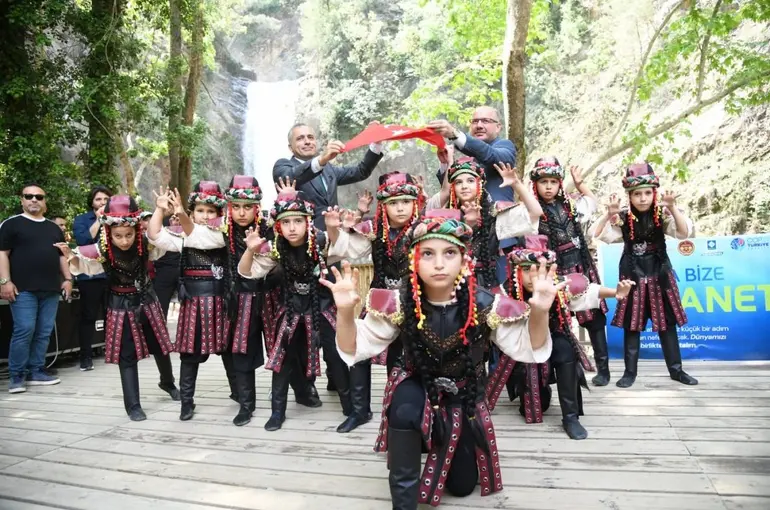Osmaniye Karaçay Şelale’de çevre haftası coşkusu

