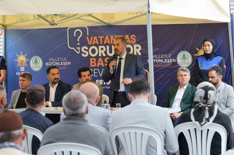 Pursaklar Belediye Başkanı Çetin vatandaşlarla bir araya geldi
