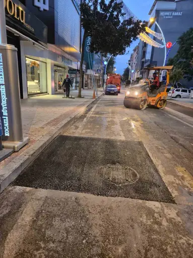 Rögar kapakları yol seviyesine getirildi
