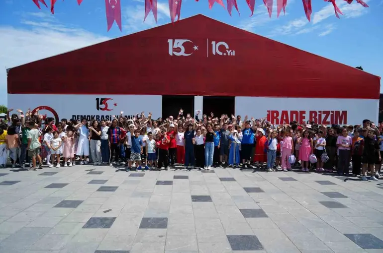 Samsun’da 15 Temmuz çadırına yoğun ilgi
