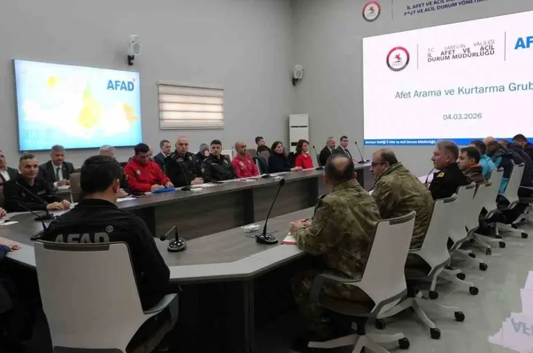 Samsun’da afet müdahale planı toplantısı
