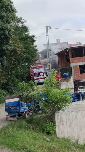 Samsun’da ev yangını: 1 ölü
