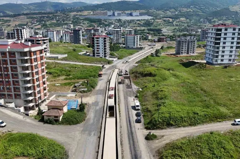 Samsun’un 5 ilçesinde ulaşım yatırımları sürüyor
