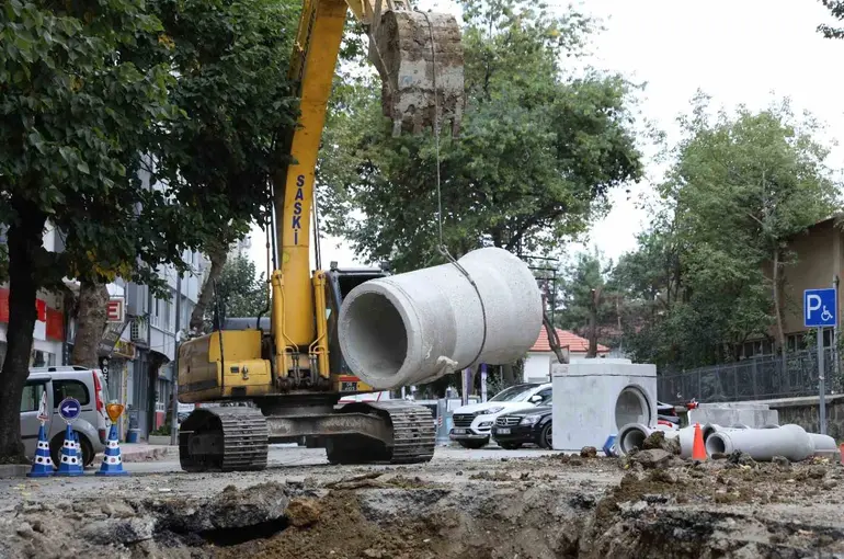 SASKİ’den İlkadım’da altyapı çalışması
