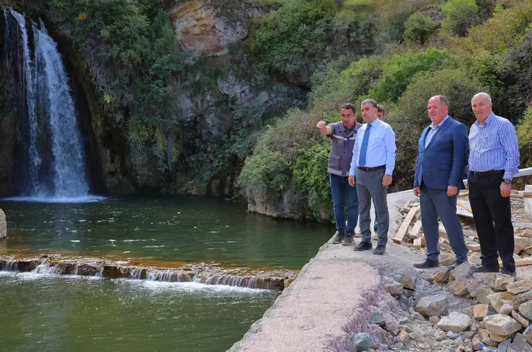 Sırakayalar Şelalesi’nde çalışmalar sürüyor
