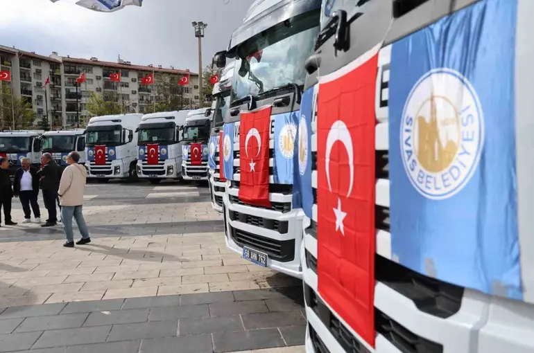 Sivas Belediyesi 509 milyon TL’lik 110 yeni aracı filosuna kattı
