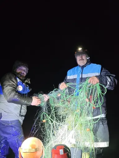 Suğla Gölü'nde kaçak avcılığa geçit yok: 800 metrelik ağ imha edildi