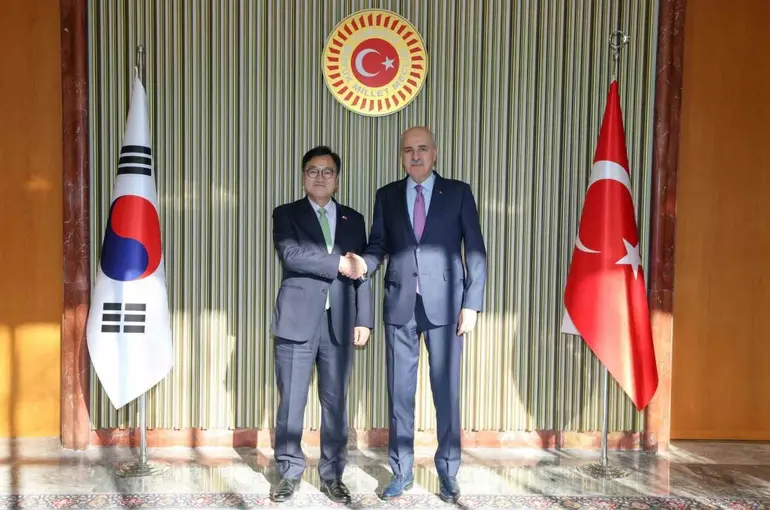 TBMM Başkanı Kurtulmuş, Kore Cumhuriyeti Ulusal Meclisi Başkanı Woo Wonshik ile görüştü
