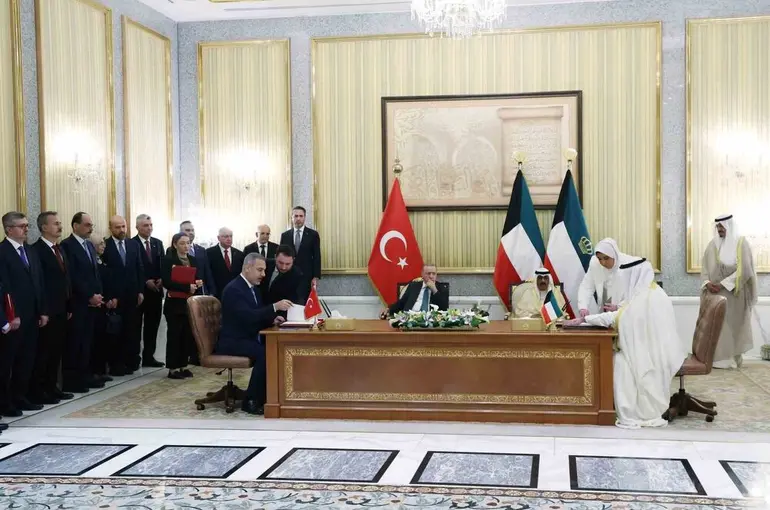 Türkiye ile Kuveyt arasında  4 anlaşma imzalandı
