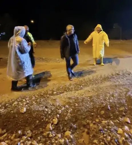Tut’ta şiddetli yağış sele neden oldu
