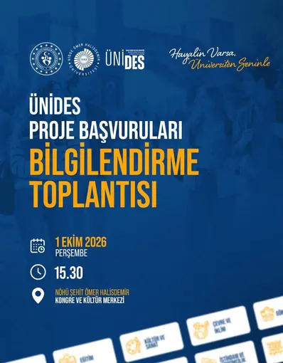 ÜNİDES 7. Dönem başvuruları başladı
