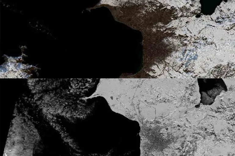 Van Gölü çevresinde kar örtüsü arttı: Uydu görüntüleri umut verdi

