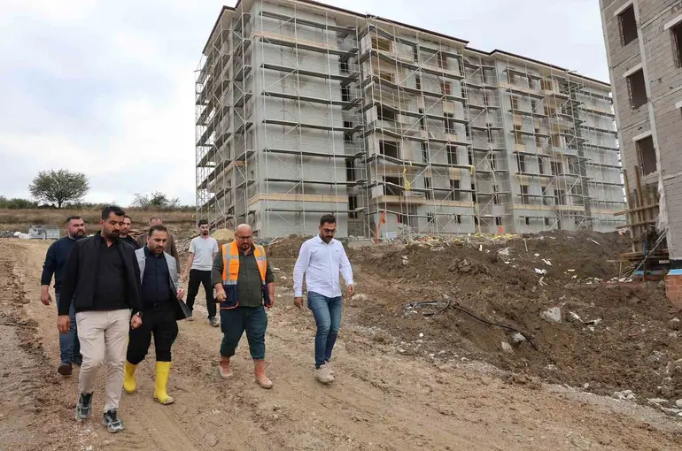 Vezirköprü’de TOKİ projesinde çalışmalar sürüyor
