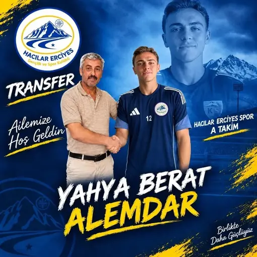 Yahya Berat Alemdar Hacılar Erciyesspor’da
