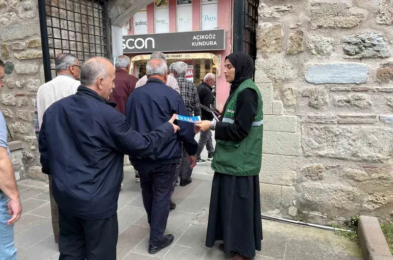 Yeşilay’dan cuma namazı sonrası bilgilendirme
