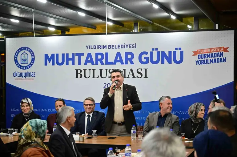 Yıldırım’da muhtarlar günü buluşması
