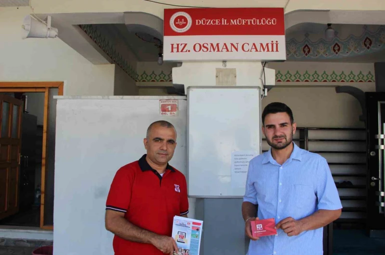 112 Acil Çağrı Merkezi tanıtım çalışmaları sürüyor