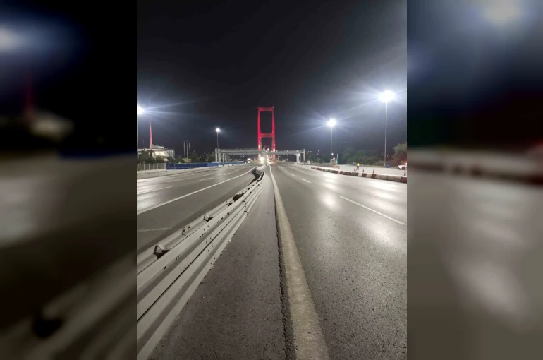 15 Temmuz Şehitler Köprüsü "Milli Birlik Etkinlikleri" kapsamında trafiğe kapatıldı