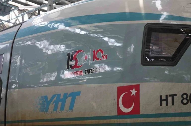 15 Temmuz’un 10’uncu yılında 10 YHT seti özel logoyla sefer yapacak