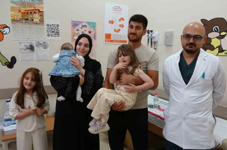 3 yaşındaki Mihrimah saat pili yuttu