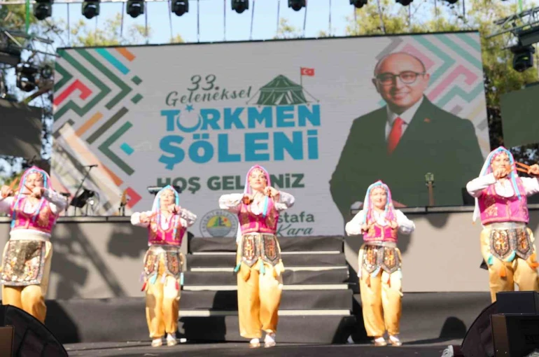 33. Geleneksel Türkmen Şöleni’ne binlerce kişi katıldı