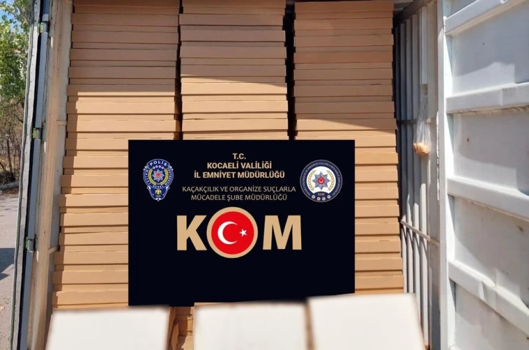 560 tepsi sigara filtresi ele geçirildi 