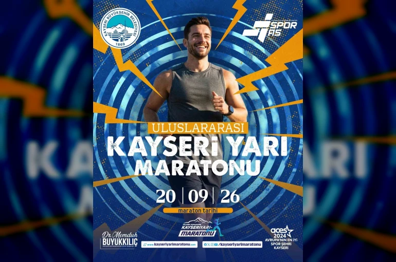 6. Uluslararası Kayseri Yarı Maratonu heyecanı başlıyor