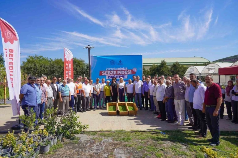 77 bin 400 fide toprakla buluşmak üzere çiftçilere dağıtıldı