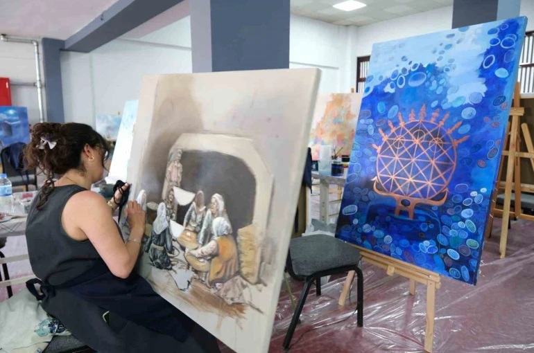8. Uluslararası Sanat Çalıştayı Çorum’da başladı: 34 sanatçı Çorum’u tuvalleriyle anlatacak