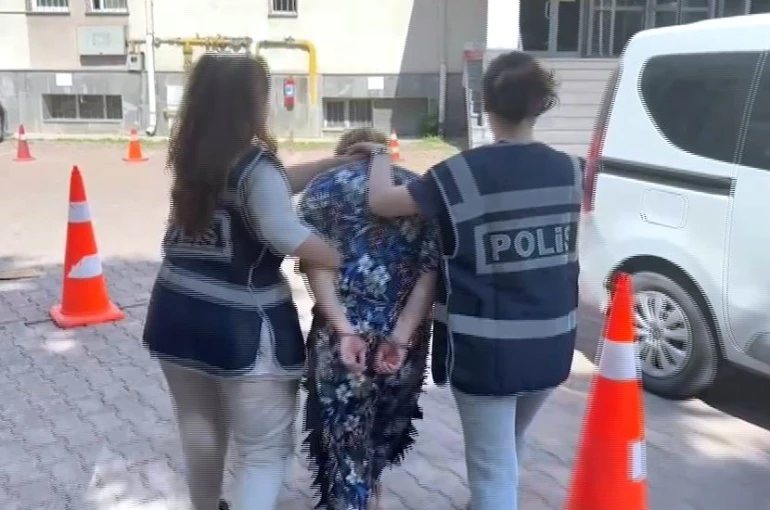 80 yıl kesinleşmiş cezası bulunan kadın polisten kaçamadı