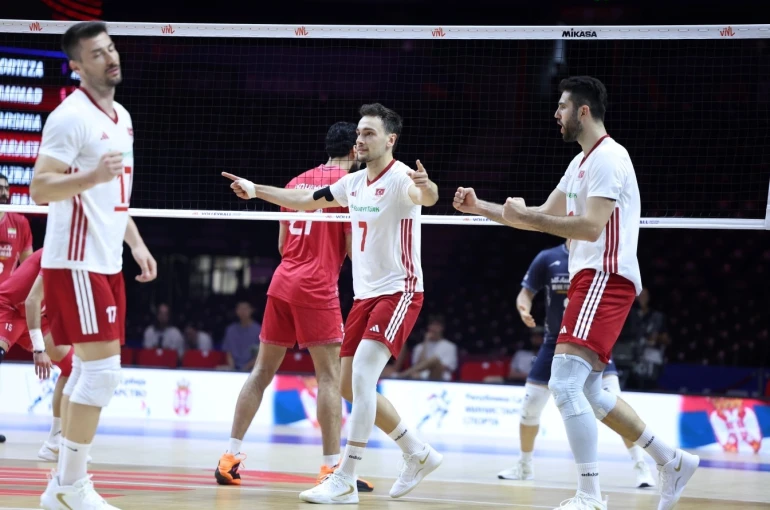 A Milli Erkek Voleybol Takımı, tarihinde ilk kez Milletler Ligi’nde çeyrek finalde