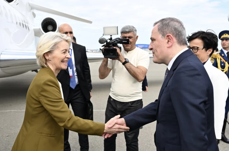 AB Komisyonu Başkanı Leyen, Azerbaycan’da