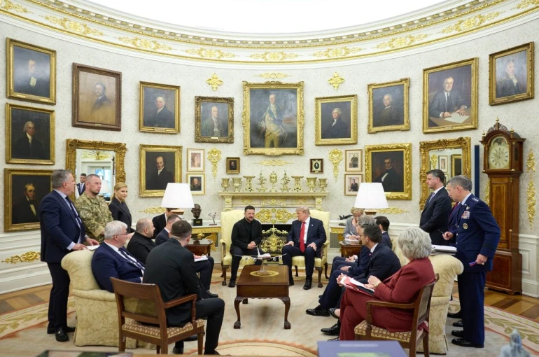 ABD Başkanı Trump, Beyaz Saray’da Zelenskiy ile görüştü