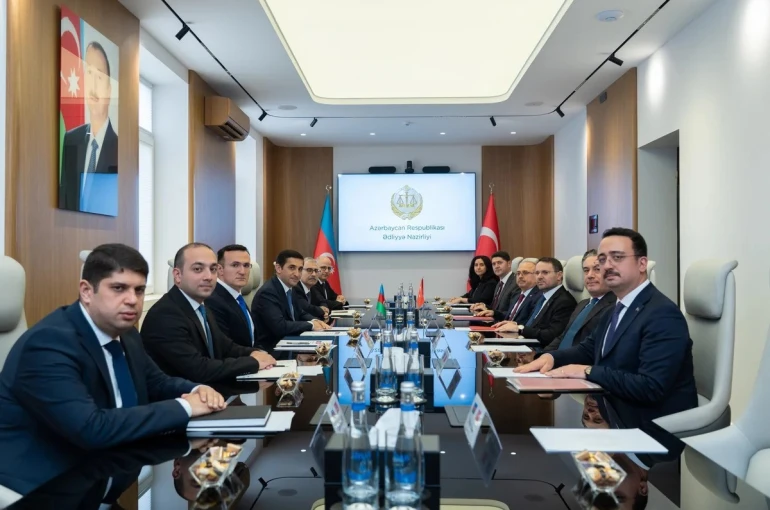Adalet Bakanı Gürlek, Azerbaycanlı mevkidaşı Ahmadov ile bir araya geldi