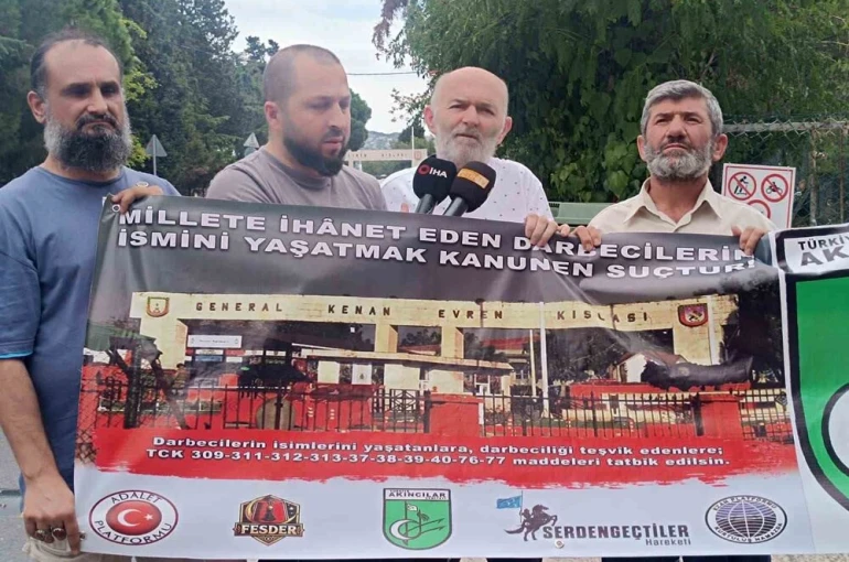 Adalet Platformu Başkanı Çevik: "Kenan Evren Kışlası’ndan darbeci ismi kaldırılsın, Osmanlı izlerine sahip çıkılsın"