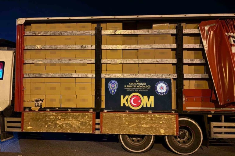 Adana’da 14 milyon 340 bin kaçak makaron ele geçirildi: Piyasa değeri 9 milyondan fazla