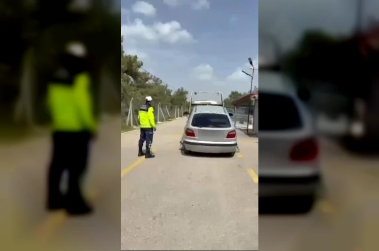 Adana’da "makas atan" sürücü yakalandı