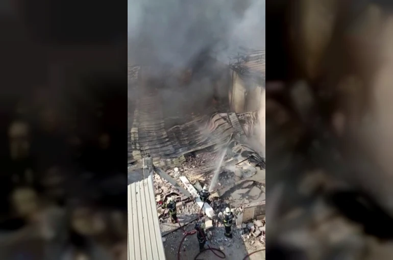 Adana’da narenciye paketleme tesisinde yangın